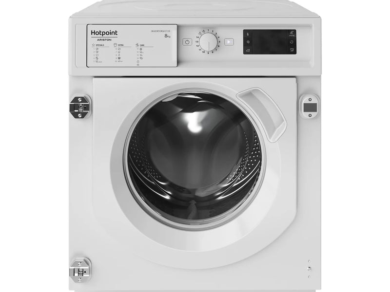 MÁQUINA DE LAVAR ROUPA DE ENCASTRE HOTPOINT BI WMHG 81485 EU (8 kg - 1400 rpm - Branco)